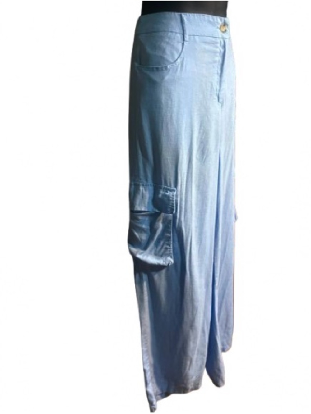 H/G
Blue Cargo Wide Leg pants size large - Picture 5 of 9